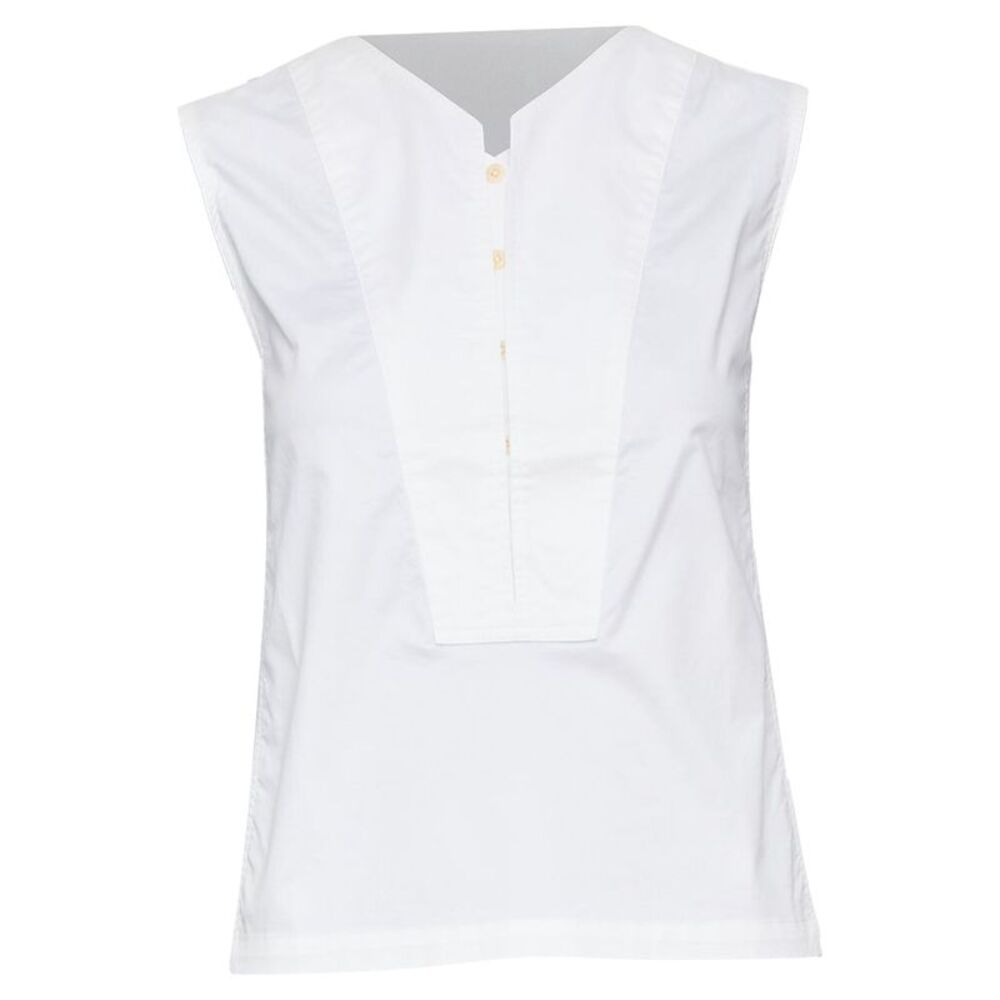Lemaire white cotton blend top